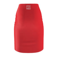ThatXpression Fashion Red Women's Pencil Skirt 7X41K
