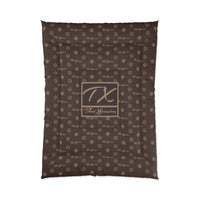 ThatXpression Fashion TX Designer Brown and Tan Comforter