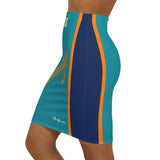 ThatXpression's Dolphins Swag Women's Sports Themed Mini Skirt