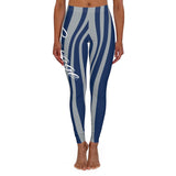 ThatXpression Fashion Grey Blue Savage Themed Spandex Leggings-RL2