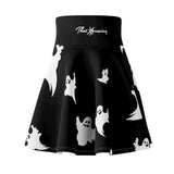 ThatXpression Fashion Halloween Themed Ghostly Ghosts Skater Skirt