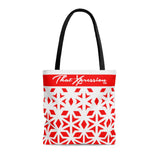 ThatXpression Fashion Red White Diamond Branded Stylish Tote bag H4U2