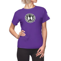 ThatXpression Fashion Train Hard Badge Purple Women's T-Shirt-RL