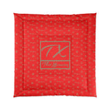 ThatXpression Fashion TX Designer Red and Tan Comforter