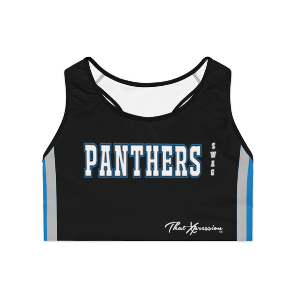 ThatXpression's Panthers Sports Themed Sports Bra