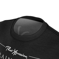ThatXpression Fashion Train Hard & Takeover Black Unisex T-Shirt CT73N