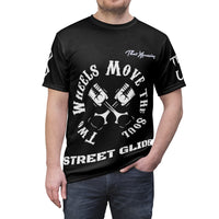 ThatXpression's "That Life" Biker Two Wheel's Move The Soul Inspired Street Glide Unisex T-Shirt