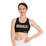 ThatXpression's Bengals Sports Themed Sports Bra