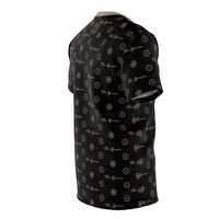 ThatXpression Fashion's Elegance Collection Black and Tan Boxed Shirt