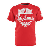 ThatXpression Train Hard & Takeover Spartan Red Unisex T-Shirt U09NH