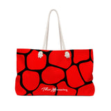 ThatXpression Fashion Stylish Black Red Cobble Pattern Bag R27KB