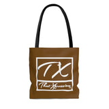 ThatXpression Gym Fit Multi Use Brown and White Tote bag