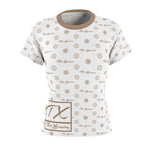 ThatXpression Fashion's Elegance Collection White and Tan Box Women's T-Shirt