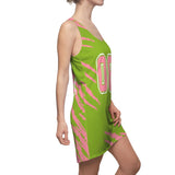 ThatXpression Ai6 Prototype Pink Green 08 Racerback Tunic Dress
