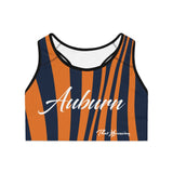ThatXpression Auburn Striped Sports Bra
