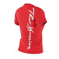 ThatXpression Fashion TX Signature Red Women's T-Shirt JU23I