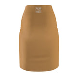 ThatXpression Fashion Gold Women's Pencil Skirt 1YZF2