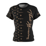 ThatXpression Fashion's Elegance Collection Black and Tan Jekyll Women's T-Shirt