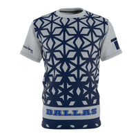 Dallas Home Team Sports Themed Blue Gray Unisex T-shirt