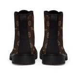 ThatXpression Fashion's Elegance Collection X2 Brown and Tan Men's Boots