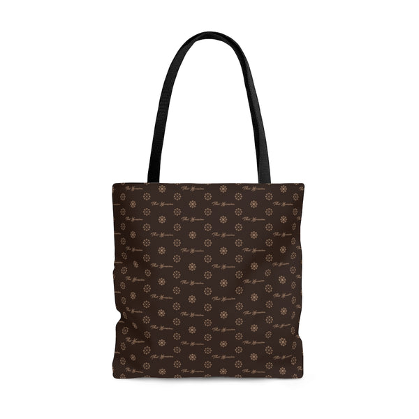 ThatXpression Fashion's Elegance Collection Brown and Tan Tote Bag
