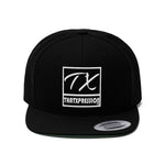 TX ThatXpression Branded Unisex Flat Bill Hat