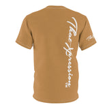ThatXpression Fashion Thumbs Up Gold White Unisex T-Shirt CT73N