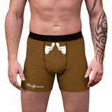ThatXpression Fashion Big Fist Collection Brown Men's Boxer Briefs N502X
