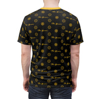ThatXpression Elegance Men's Black Yellow S12 Designer T-Shirt