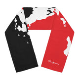 ThatXpression Fashion Designer V202 Red Black Scarf