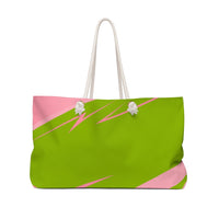 ThatXpression Fashion Stylish Pink & Green Ai7 Weekender Bag