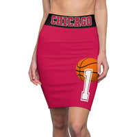 ThatXpression Fashion Home Team Chicago Women's Pencil Skirt