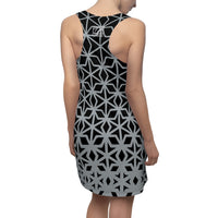 ThatXpression Fashion B2S Black Gray Designer Tunic Racerback Dress