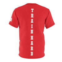 ThatXpression Train Hard & Takeover Kettlebells Red Unisex T-Shirt U09NH