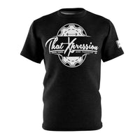 ThatXpression Fashion Train Hard & Takeover Gear Black Unisex T-Shirt CT73N