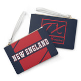 ThatXpression Fashion's Elegance Collection Navy & Red New England Designer Clutch Bag