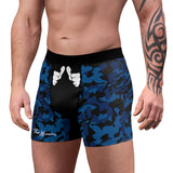 ThatXpression Fashion Big Fist Black Blue Camo Collection Men's Boxer Briefs N502X