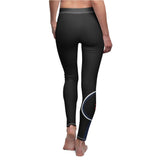 ThatXpression's Black Nuggets Single Striped Spandex Leggings