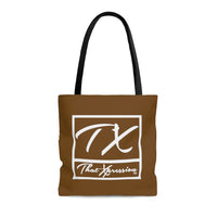 ThatXpression Gym Fit Multi Use Brown and White Tote bag