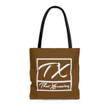 ThatXpression Gym Fit Multi Use Brown and White Tote bag