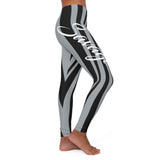 ThatXpression Fashion Black Grey Savage Themed Spandex Leggings-RL2