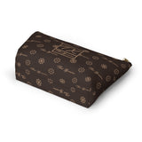 ThatXpression Fashion's Elegance Collection Brown and Tan Accessory Pouch