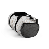ThatXpression Fashion's Elegance Collection White and Tan Duffel Bag