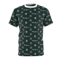 ThatXpression Elegance Men's Green White S12 Designer T-Shirt