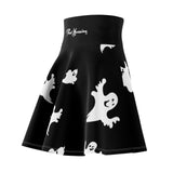 ThatXpression Fashion Halloween Themed Ghostly Ghosts Skater Skirt