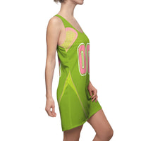 ThatXpression Ai8 Prototype Pink Green 08 Racerback Tunic Dress