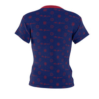 ThatXpression Elegance Women's Navy Red New York S12 Designer T-Shirt