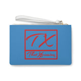 ThatXpression Fashion's Elegance Collection Teal & Red Tennessee Designer Clutch Bag