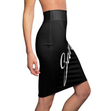 ThatXpression Fashion Black Savage Women's Pencil Skirt 1YZF2