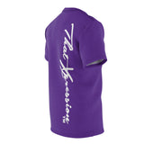 ThatXpression Fashion Signature Purple Badge Unisex T-Shirt-RL